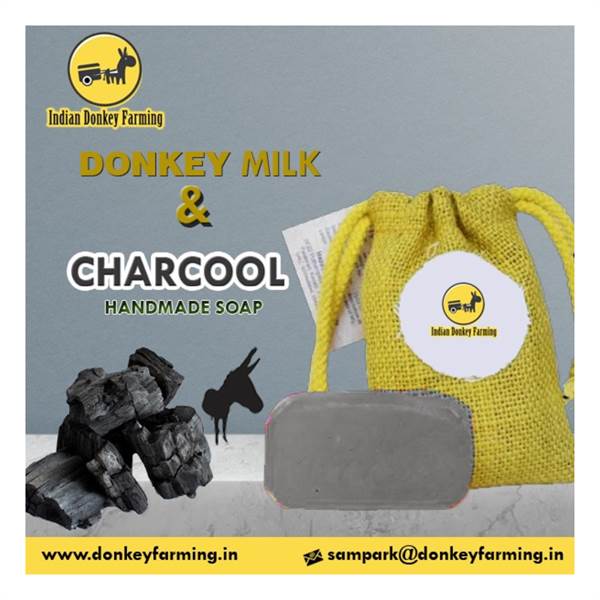 Charcool Donkey Milk Soap 100G